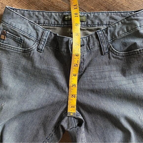 Eddie Bauer Jeans Indigo Stripe Lightly Distressed 2 Petite Outdoors - Picture 10 of 13
